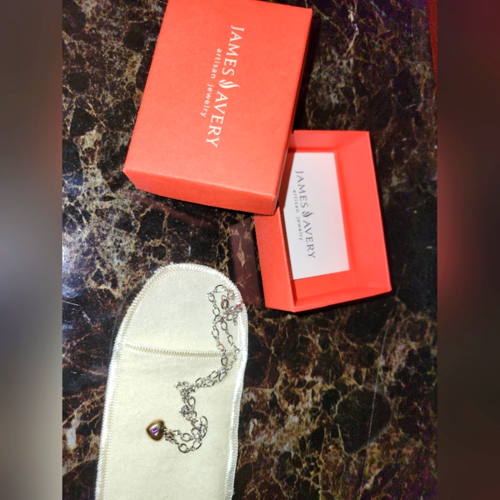 James Avery ankle bracelet with charm